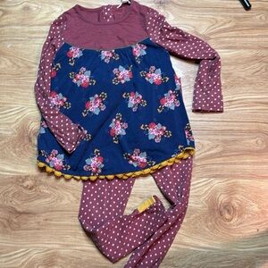 Matilda Jane with Joanna Gaines collection Tunic with leggings Size 8